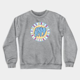 Elephant - Jungle Friends tribal inspired design for elephants lovers Crewneck Sweatshirt